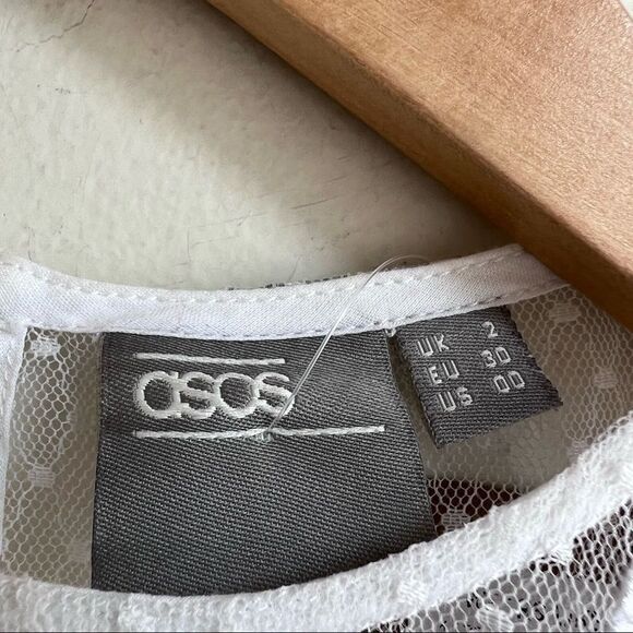 Elegant White Lace Trim Top - Picture 8 of 8